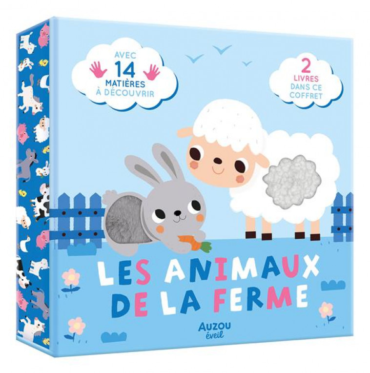 COFFRET A TOUCHER - LES ANIMAUX DE LA FERME - VAN DE LEIJGRAAF D. - PHILIPPE AUZOU