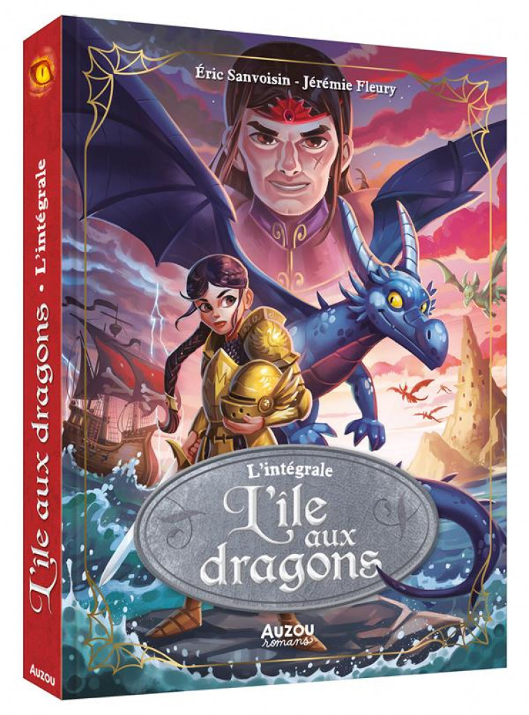 L-ILE AUX DRAGONS - L-INTEGRALE - SANVOISIN/FLEURY - PHILIPPE AUZOU