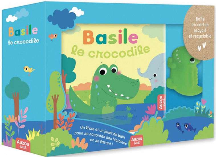 MON PREMIER LIVRE DE BAIN - BASILE LE CROCODILE - MARTINEZ PENA SIGRID - PHILIPPE AUZOU