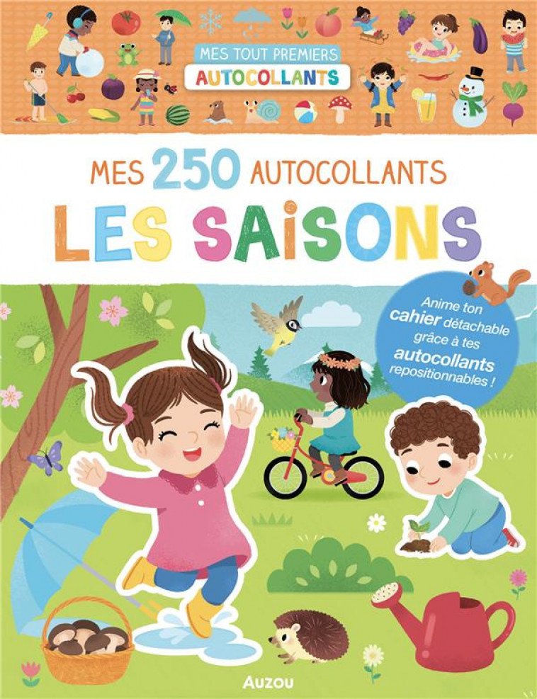 MES 250 AUTOCOLLANTS - LES SAISONS - WU YI-HSUAN - PHILIPPE AUZOU