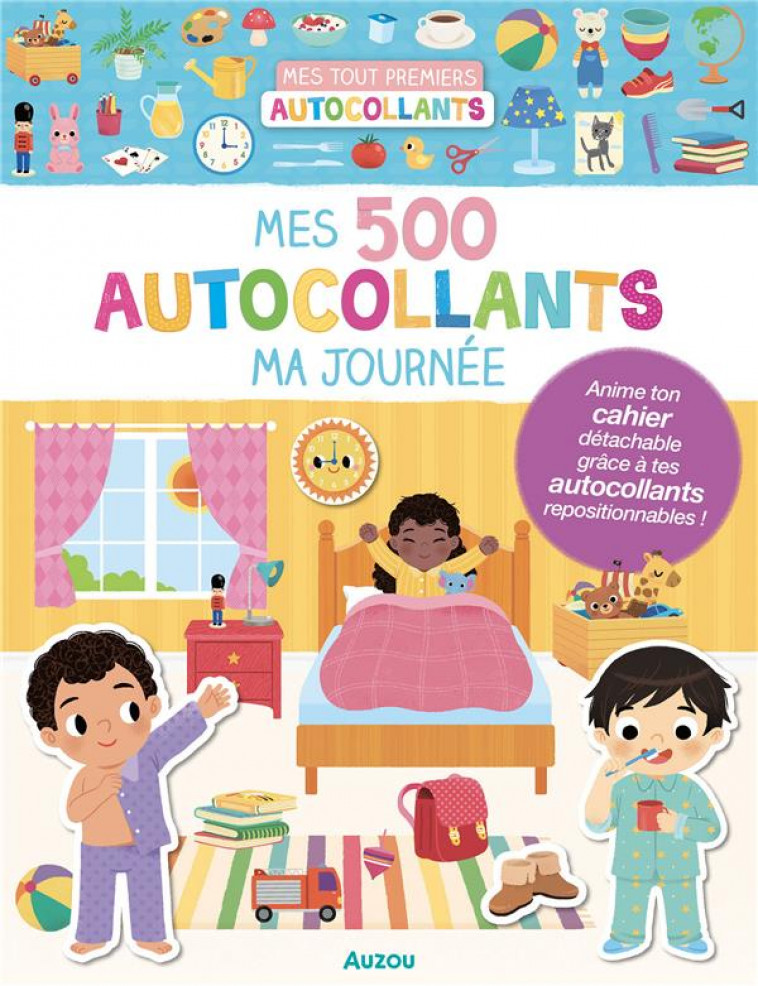 MES 500 AUTOCOLLANTS - MA JOURNEE - WU YI-HSUAN - PHILIPPE AUZOU