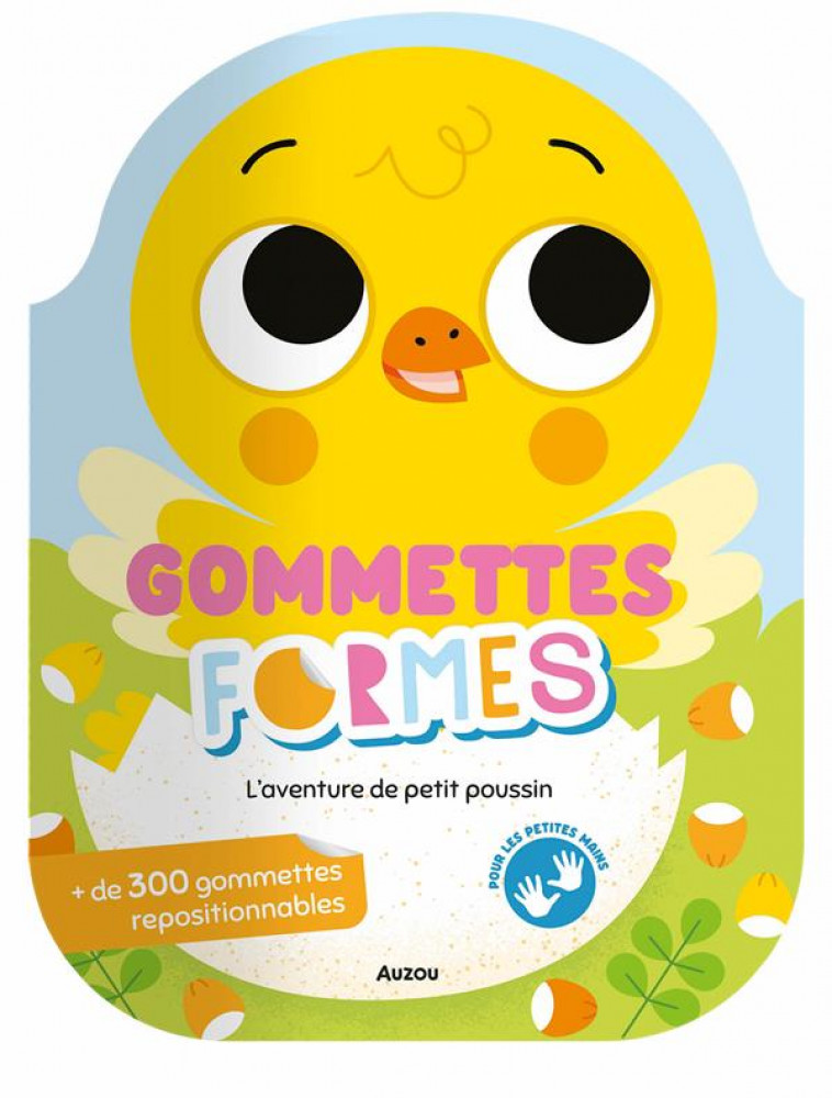 GOMMETTES FORMES - L-AVENTURE DE PETIT POUSSIN - SORTE MARTA - PHILIPPE AUZOU