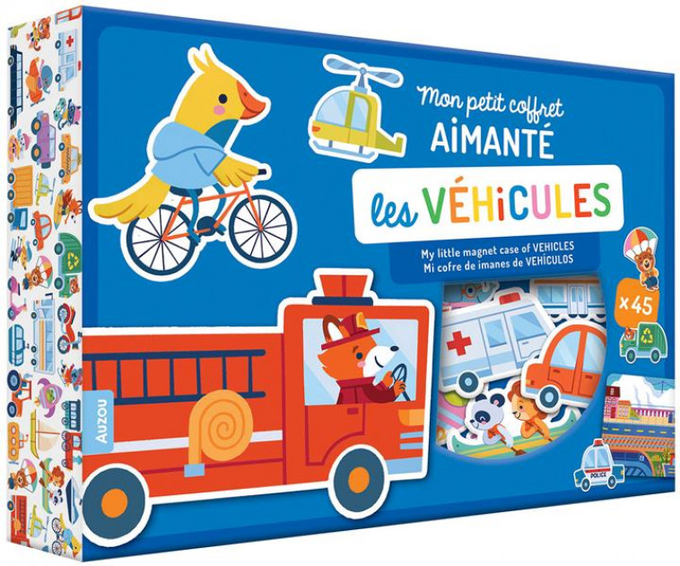 MON PETIT COFFRET AIMANTE - LES VEHICULES - GAMA MARIA GABRIELA - NC