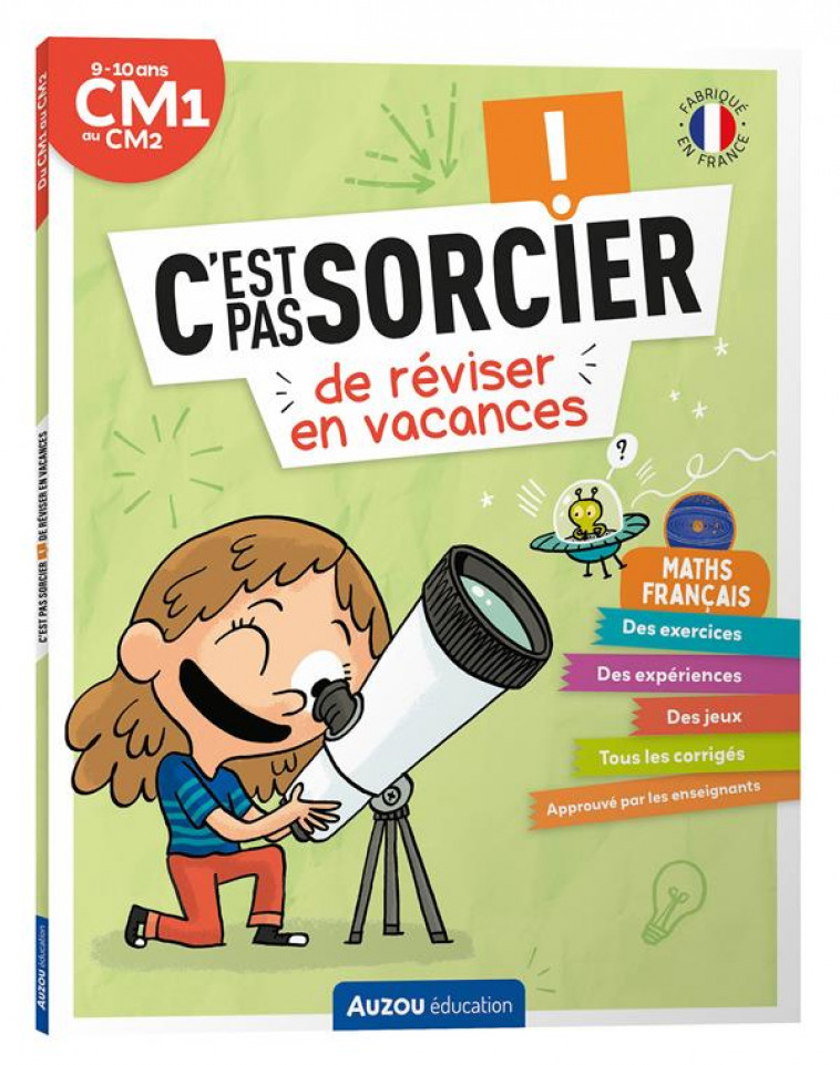 C-EST PAS SORCIER DE REVISER EN VACANCES - DU CM1 AU CM2 - AVICE/BARTHERE - PHILIPPE AUZOU