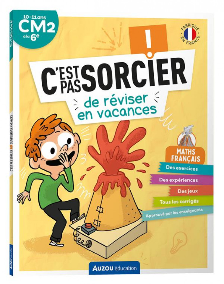 C-EST PAS SORCIER DE REVISER EN VACANCES - DU CM2 A LA 6E - BOUTTIER-GUERIVE - PHILIPPE AUZOU