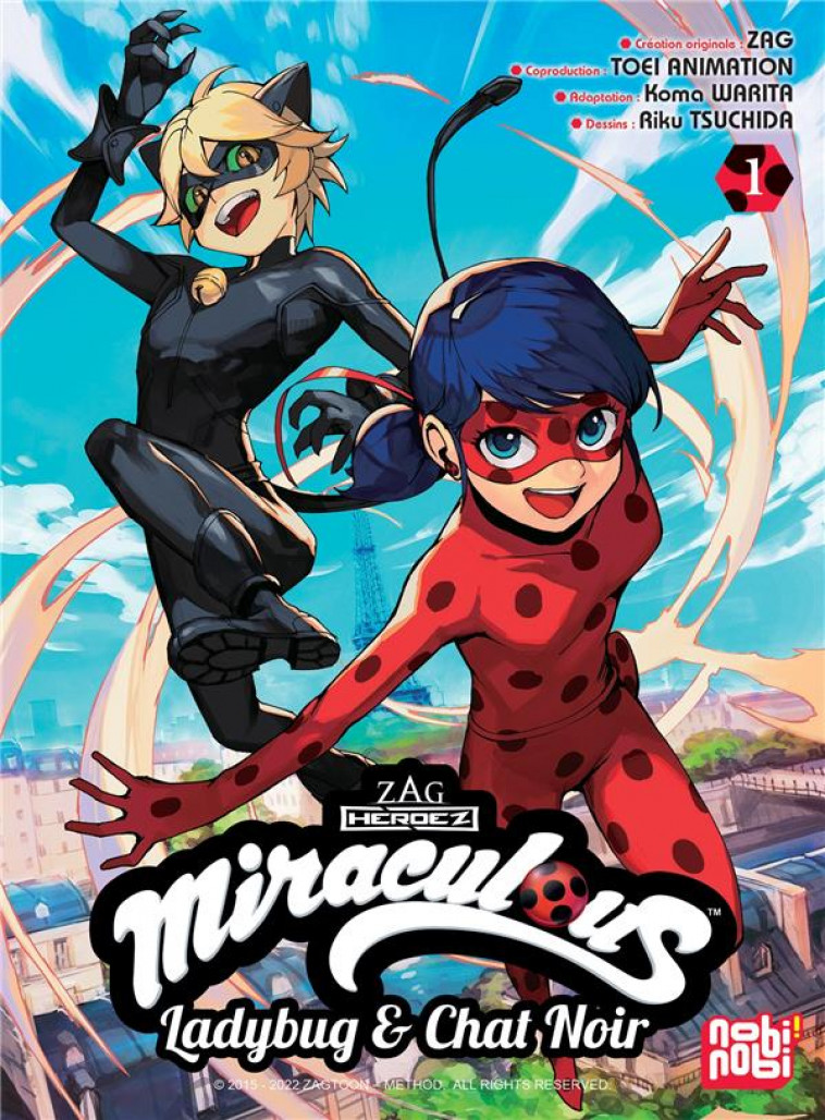 MIRACULOUS T01 - LADYBUG & CHAT NOIR - TSUCHIDA/WARITA - NOBI NOBI