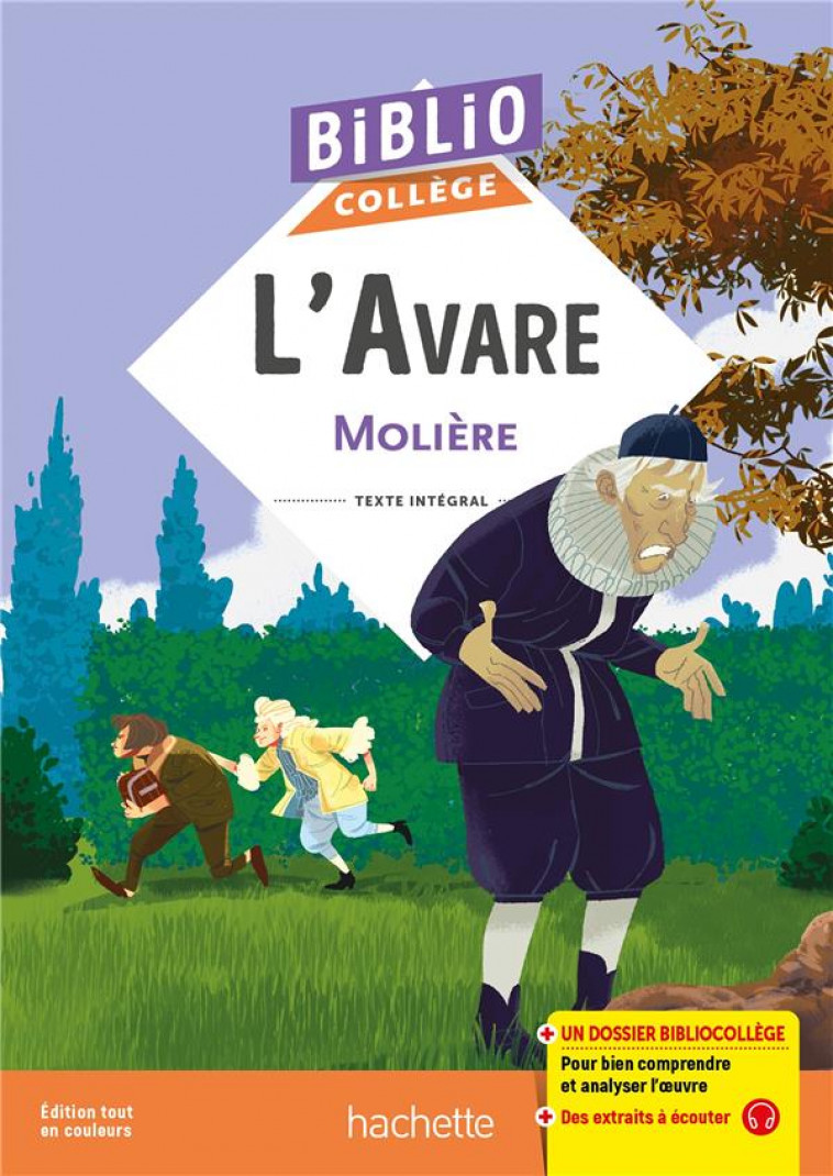 BIBLIOCOLLEGE - L-AVARE, MOLIERE - MOLIERE - HACHETTE