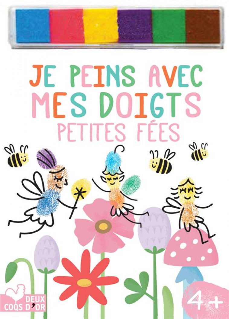 JE PEINS AVEC MES DOIGTS - PETITES FEES - COLLECTIF - HACHETTE