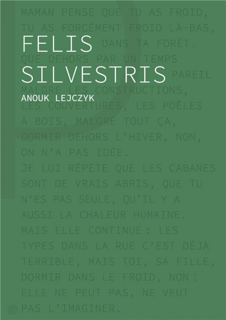 FELIS SILVESTRIS - LEJCZYK ANOUK - DU LUMIGNON