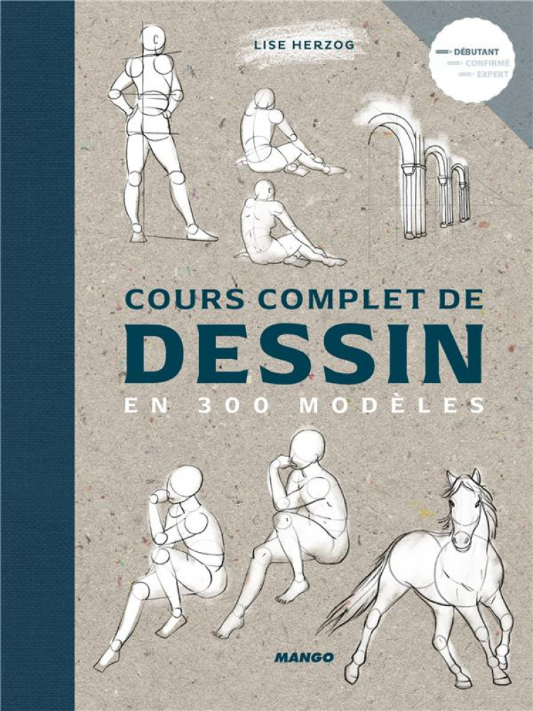 COURS COMPLET DE DESSIN EN 300 MODELES - HERZOG LISE - MANGO