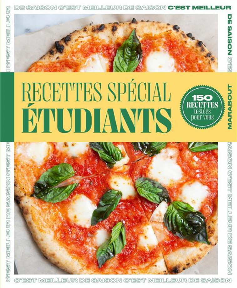 RECETTES DE SAISON - RECETTES ETUDIANT - COLLECTIF D-AUTEURS - MARABOUT