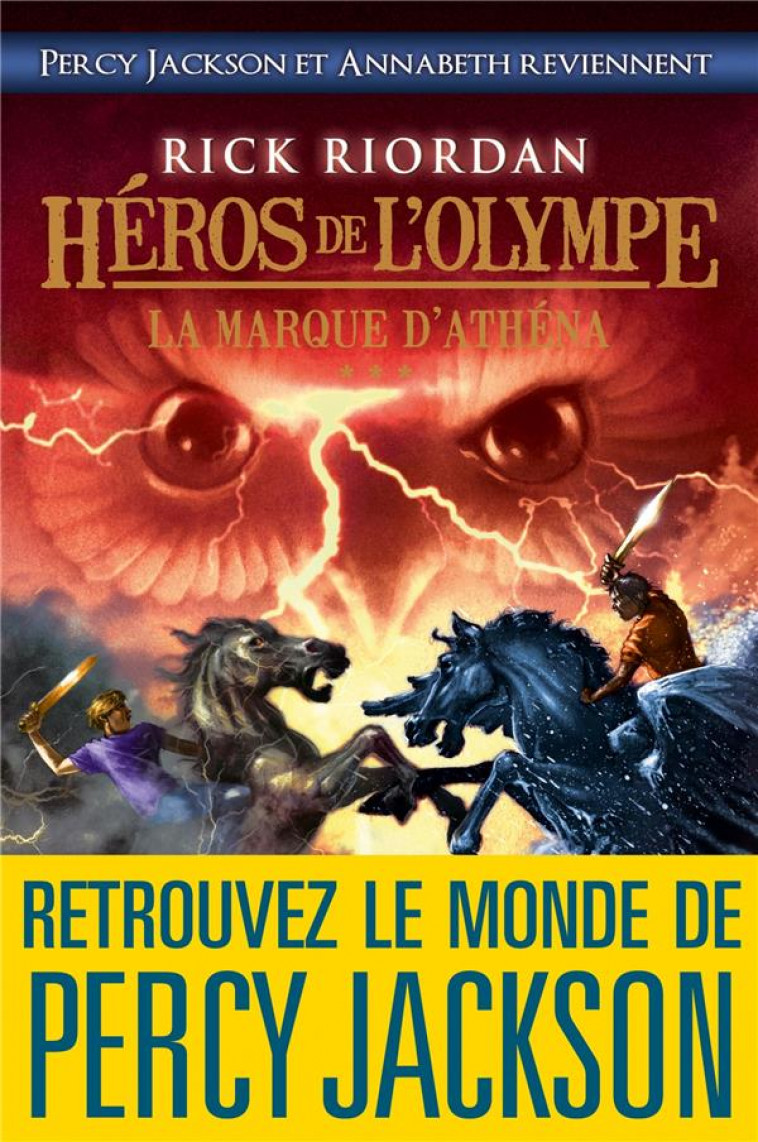 HEROS DE L'OLYMPE T.3 : LA MARQUE D'ATHENA - Riordan Rick - Albin Michel-Jeunesse