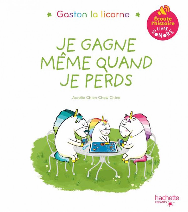 LIVRE SON - LES EMOTIONS DE GASTON - JE GAGNE MEME QUAND JE PERDS - CHIEN CHOW CHINE A. - HACHETTE