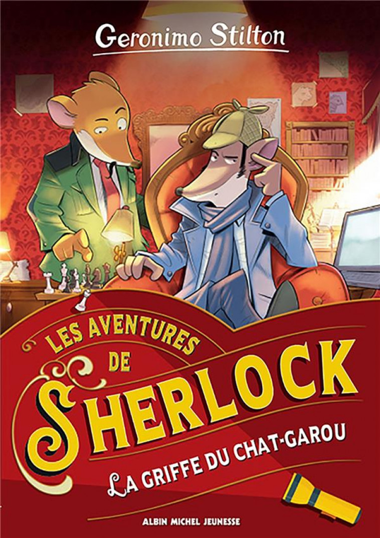 LES AVENTURES DE SHERLOCK T4 LA GRIFFE DU CHAT-GAROU - STILTON GERONIMO - ALBIN MICHEL