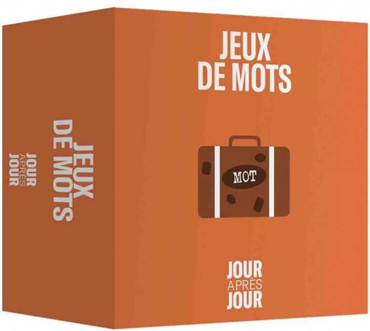 CALENDRIER JOUR APRES JOUR - JEUX DE MOTS - COLLECTIF - PAPIER CADEAU