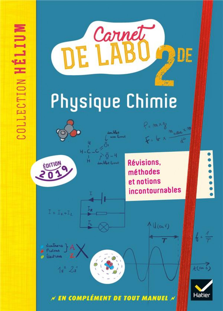 PHYSIQUE CHIMIE  -  2DE  -  CARNET DE LABO (EDITION 2019) -  DI MARTINO, CAMILLE  - HATIER SCOLAIRE