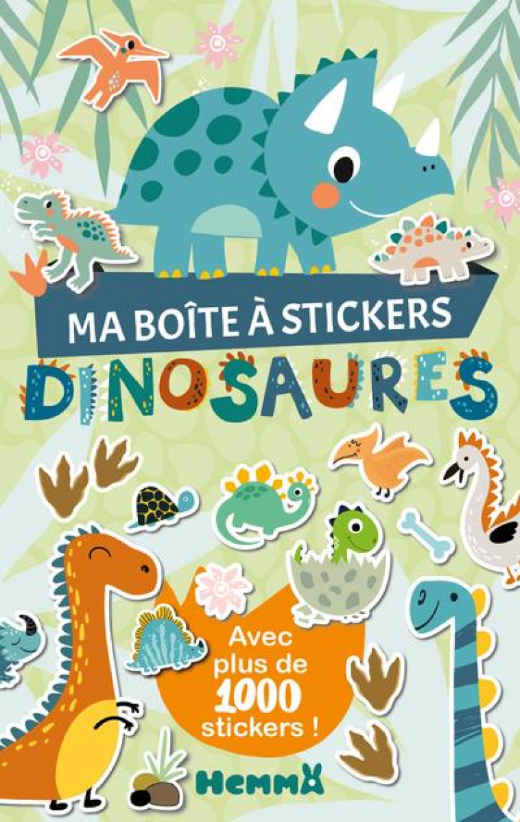 MA BOITE A STICKERS - DINOSAURES - AVEC PLUS DE 1000 STIKERS ! - COLLECTIF - NC