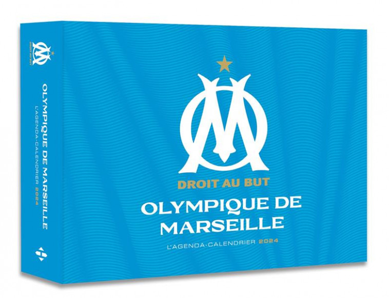 AGENDA - CALENDRIER OLYMPIQUE DE MARSEILLE 2024 - COLLECTIF - HUGO JEUNESSE