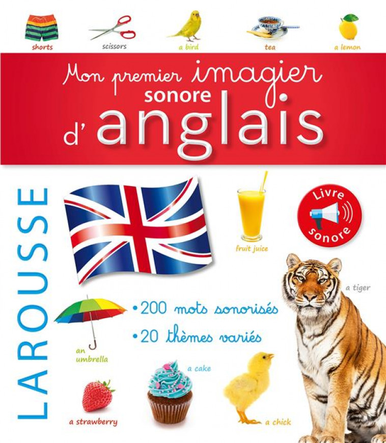 MON PREMIER IMAGIER SONORE D-ANGLAIS - COLLECTIF - LAROUSSE