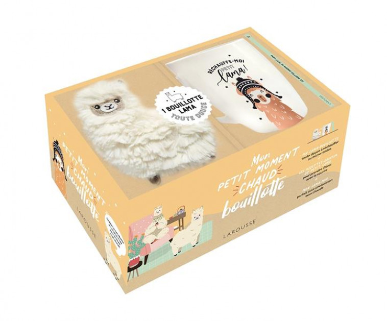 COFFRET  MON PETIT MOMENT CHAUD BOUILLOTTE LAMA - XXX - NC