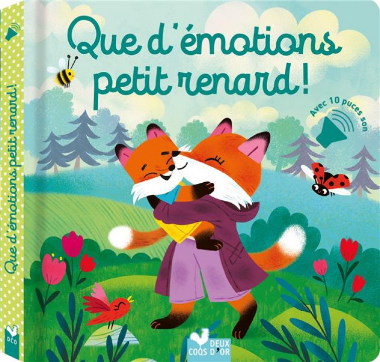 QUE D-EMOTIONS PETIT RENARD ! - LIVRE AVEC PUCES - MULLENHEIM/DETNER - HACHETTE