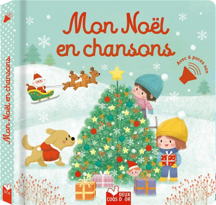 MON NOEL EN CHANSONS - LIVRE AVEC PUCES - DESFOUR/KIM - HACHETTE