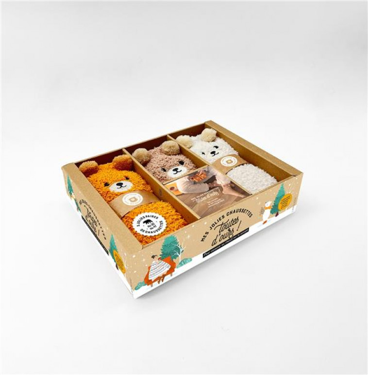 COFFRET MES JOLIES CHAUSSETTES TOUTES D-OURS - XXX - NC