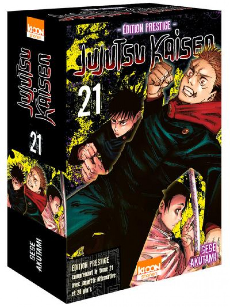 JUJUTSU KAISEN T21 - EDITION PRESTIGE - AKUTAMI GEGE - KI-OON