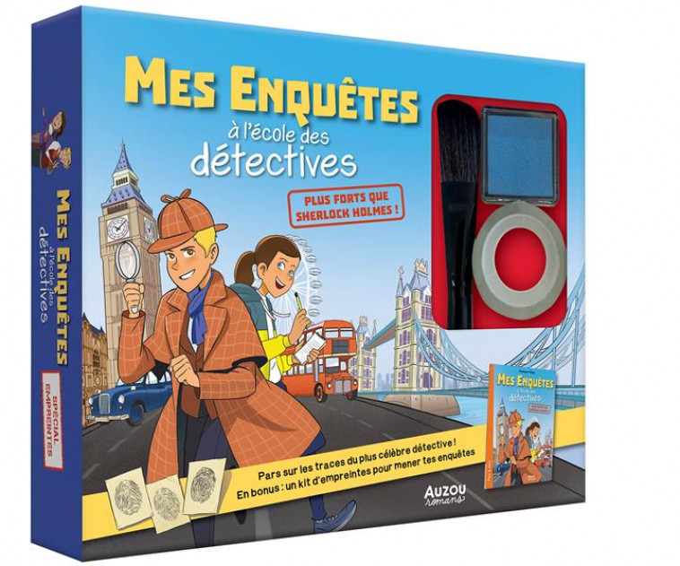 MES ENQUETES A L-ECOLE DES DET - T08 - MES ENQUETES A L-ECOLE DES DETECTIVES - COFFRET - PLUS FORTS - AUREN/TAYAL - PHILIPPE AUZOU