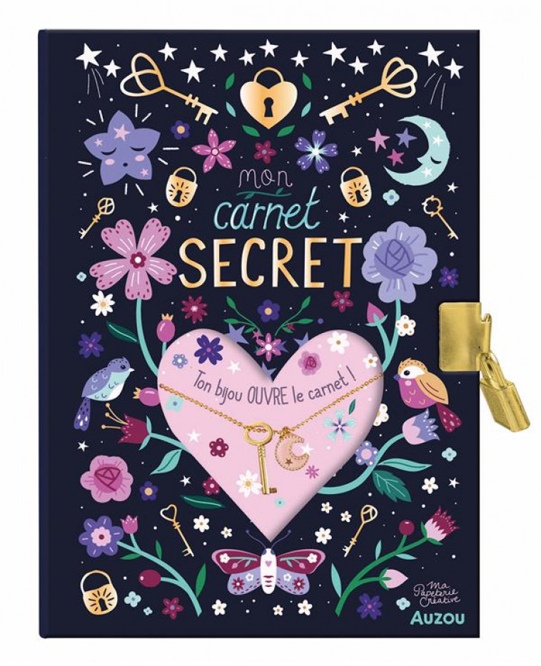 MA PAPETERIE CREATIVE - MON CARNET SECRET - JOLI BIJOU - WATTS CARLY - NC