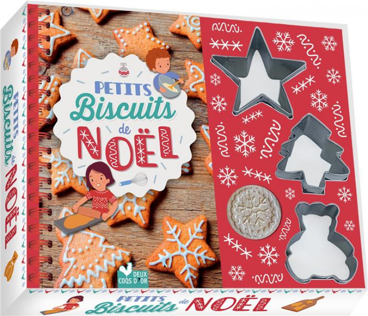 PETITS BISCUITS DE NOEL - COFFRET AVEC EMPORTE PIECES - POURRECH - HACHETTE