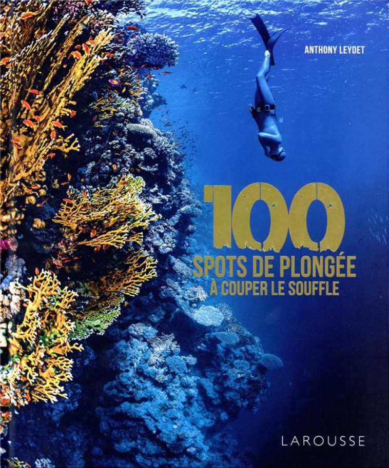 100 SPOTS DE PLONGEE A COUPER LE SOUFFLE - LEYDET ANTHONY - LAROUSSE