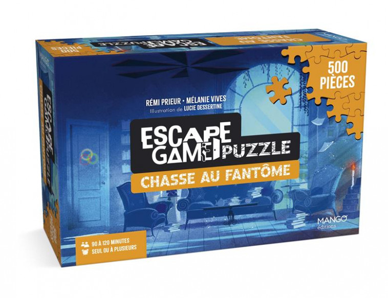 ESCAPE GAME PUZZLE - CHASSE AU FANTOME - ASSEMBLEZ LE PUZZLE ETAPE APRES ETAPE PUIS RESOLVEZ LES ENI - PRIEUR/VIVES - NC