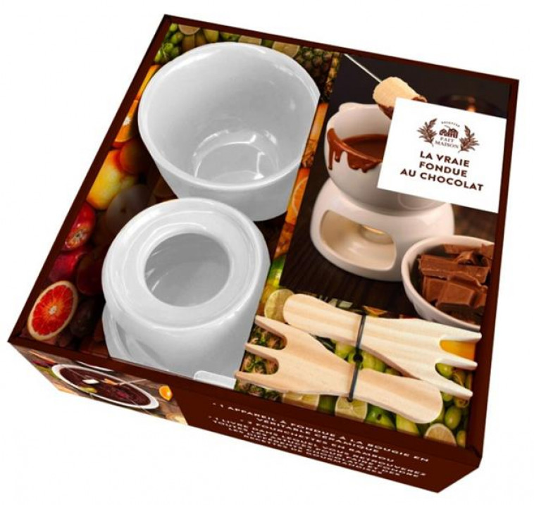 COFFRET LA VRAIE FONDUE AU CHOCOLAT - COLLECTIF - NC