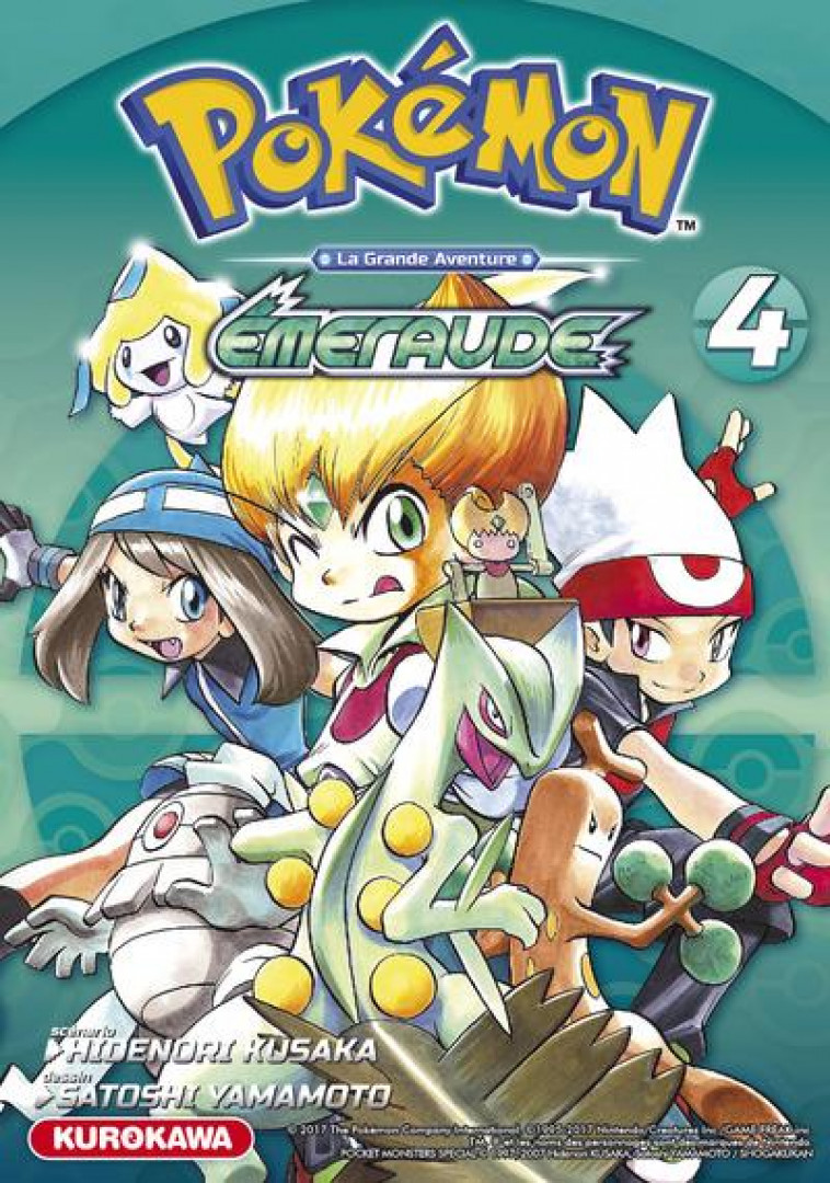 POKEMON ROUGE FEU ET VERT FEUILLE/EMERAUDE - TOME 4 - VOL04 - KUSAKA/YAMAMOTO - Kurokawa