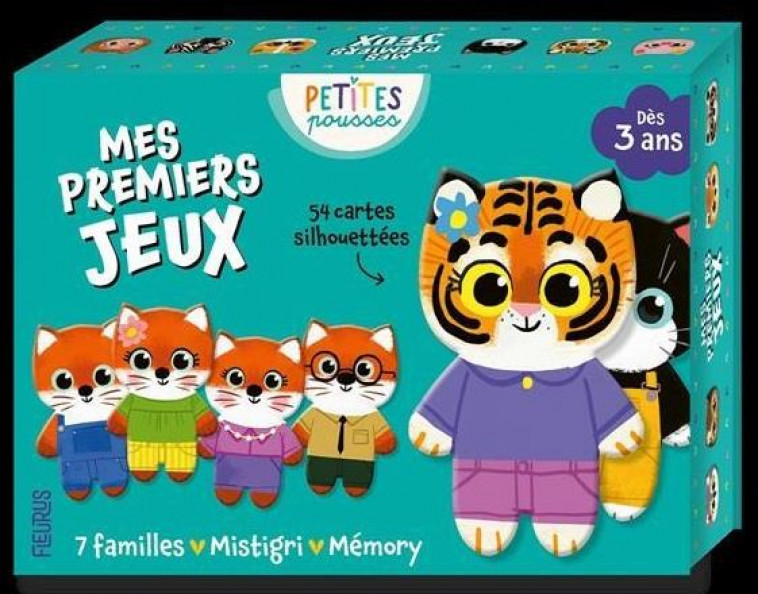 MES PREMIERS JEUX : 7 FAMILLES + MISTIGRI + MEMO - VALLAGEAS CORALIE - NC