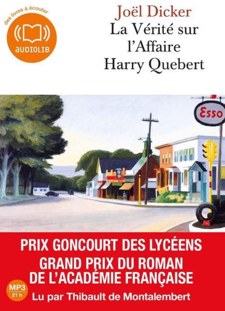 LA VERITE SUR L'AFFAIRE HARRY QUEBERT - DICKER, JOEL - Audiolib