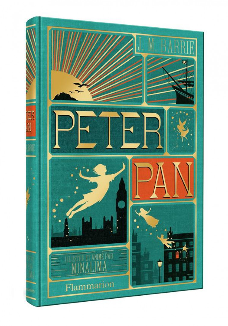 PETER PAN - ILLUSTRE ET ANIME PAR MINALIMA - MINALIMA/BARRIE - FLAMMARION