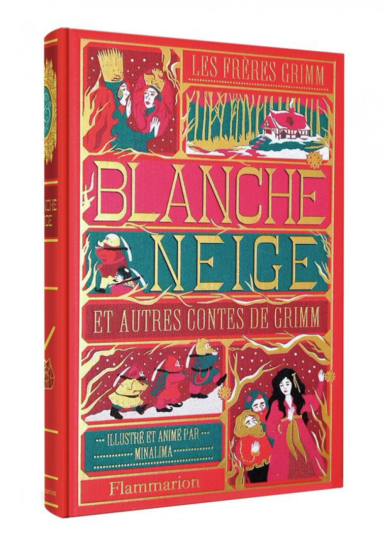 BLANCHE-NEIGE ET AUTRES CONTES DE GRIMM - ILLUSTRE ET ANIME PAR MINALIMA - GRIMM/MINALIMA - FLAMMARION