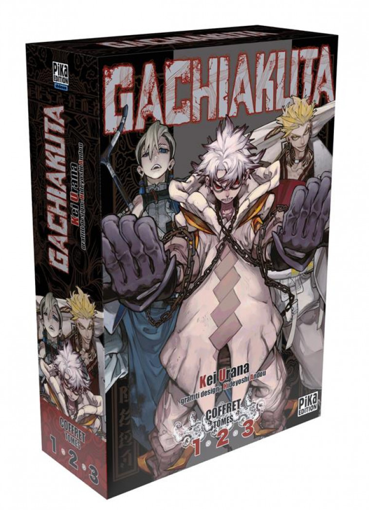 GACHIAKUTA COFFRET T01 A T03 - COFFRET 3 TOMES - URANA KEI - PIKA