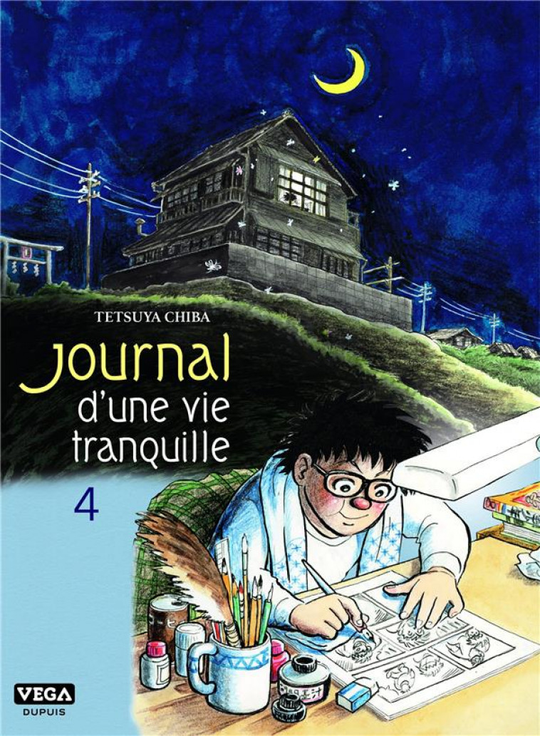 JOURNAL D UNE VIE TRANQUILLE - TOME 4 - CHIBA TETSUYA - VEGA MANGA