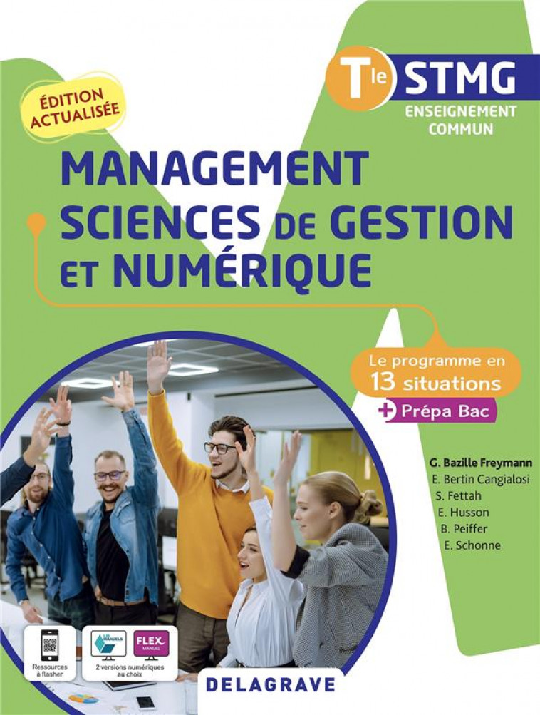 LE PROGRAMME EN SITUATIONS - MANAGEMENT, SCIENCES DE GESTION ET NUMERIQUE TLE STMG (2022) - POCHETTE - BERTIN CANGIALOSI - DELAGRAVE