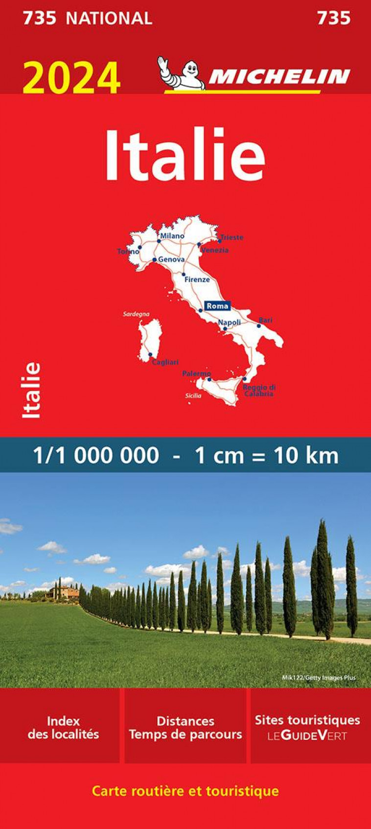 CARTE NATIONALE EUROPE - CARTE NATIONALE ITALIE 2024 - XXX - MICHELIN