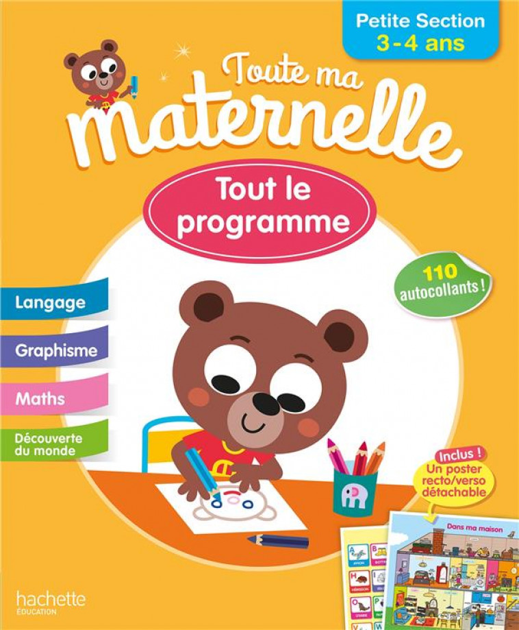 TOUTE MA MATERNELLE- PETITE SECTION 3-4 ANS - MORIZE PATRICK - HACHETTE