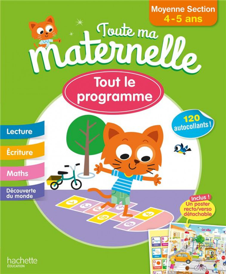 TOUTE MA MATERNELLE- MOYENNE SECTION 4-5 ANS - MORIZE PATRICK - HACHETTE