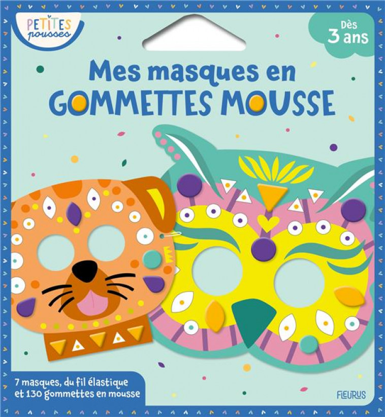 MES MASQUES EN GOMMETTES MOUSSE - MONSIEUR DUPONT - NC