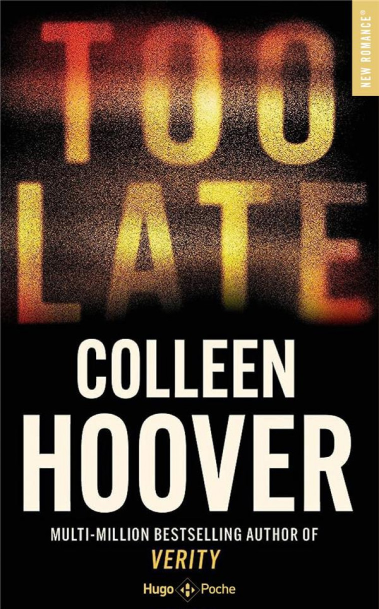 TOO LATE - HOOVER COLLEEN - HUGO JEUNESSE