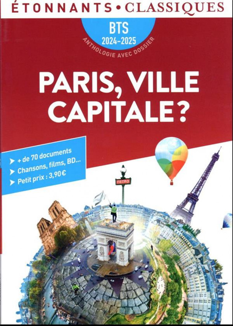 PARIS, VILLE CAPITALE ? BTS 2024/2025 -  COLLECTIF - FLAMMARION