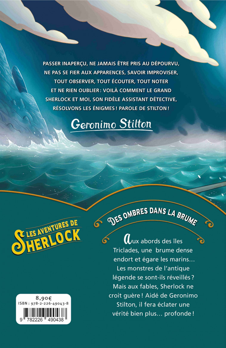 Les Aventures de Sherlock T5 Des ombres dans la brume - Stilton Geronimo - ALBIN MICHEL