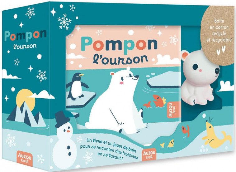 MON PREMIER LIVRE DE BAIN - POMPON L-OURSON (VALISETTE CARTON) - HURLEY ANNA - PHILIPPE AUZOU